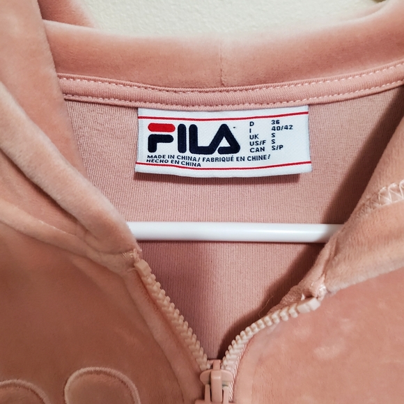 Fila half vip velour hoodie - Picture 4 of 6